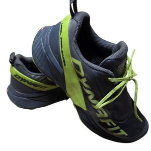 Dynafit Ultra 100 Trail Running Shoes Black-Lambo Green Mens Size 9